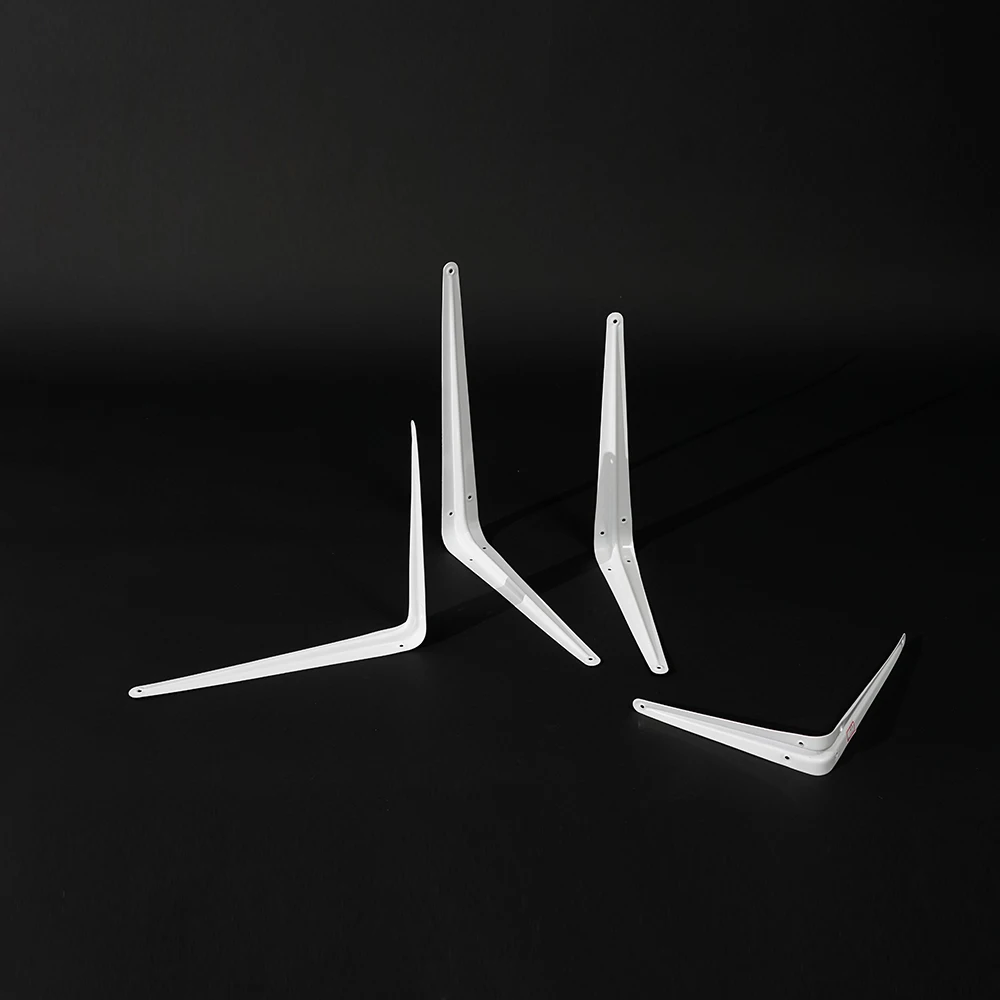 Wholesale High Hardness Metal L Shaped Strong Support Many Colors Shelf Bracket