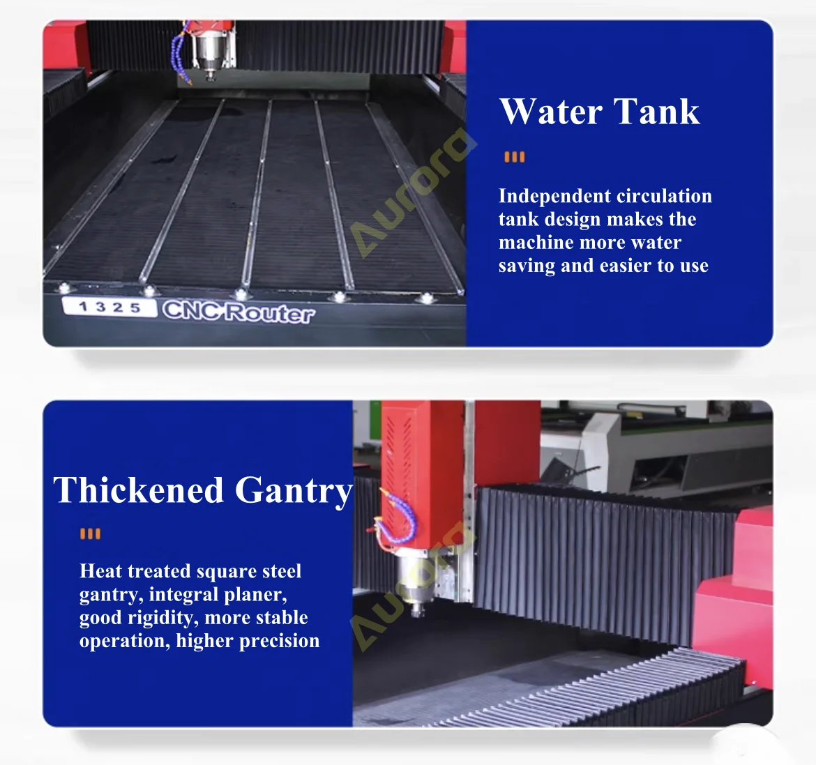 High Precision Stone Working Marble Granite 3d Engraver Cutter 5.5kw/7.5kw Spindle AR1325 1530 Stone CNC Router