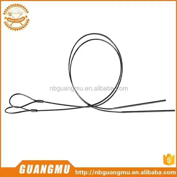 Metal Skewers for Kabobs with Slider Stainless Steel Shish Kabob Grill Skewers & Ideal Kabob Sticks