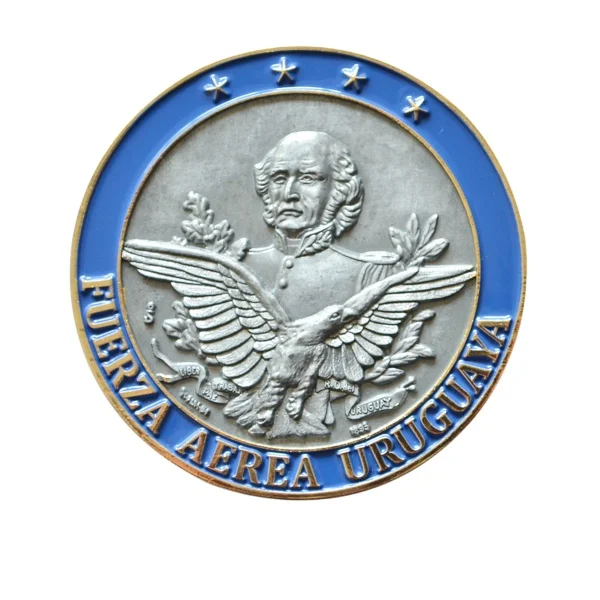Custom Challenge Coin Antique Silver 3D Portrait Commander in Chief Metal Coin