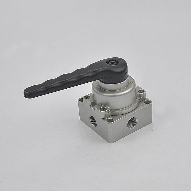 air control valve 4/3 way Manual Type Pneumatic control Valve / Directional Control Valve 4HV series Three-position Four-way