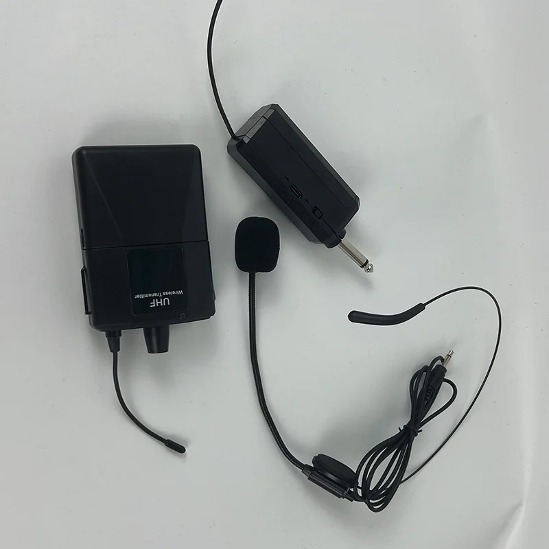 Профессиональный беспроводной микрофон UHF портативная гарнитура Lavalier с передатчиком для учителей направляющих речь