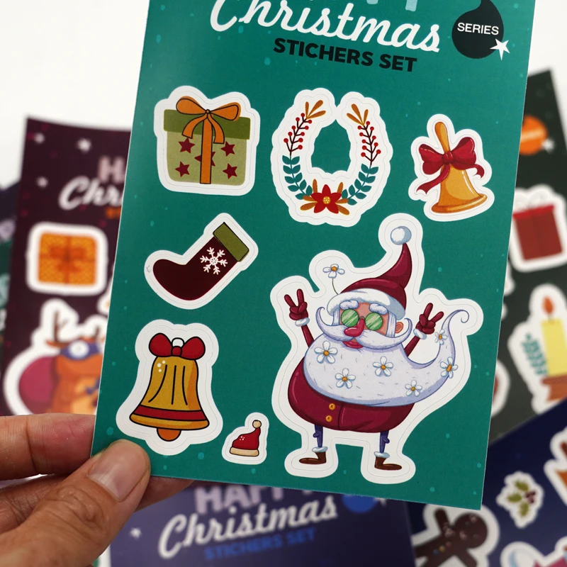 Custom Wholesale A4 Sheet Vinyl Eggshell Stickers Scratch Off Aesrhetic Wide Sticker Sheet For Clear Libby Cups