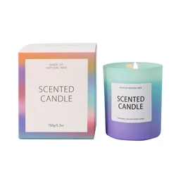 Luxury Wholesale aroma scented candles  oem custom candle manufacturer home decor