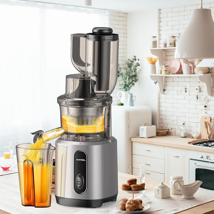 Fruit Machine Electric Household Vegetable Juice Multifunctional Slow Juicer Big Mouth Cold Press Commercial Orange ABS Housing