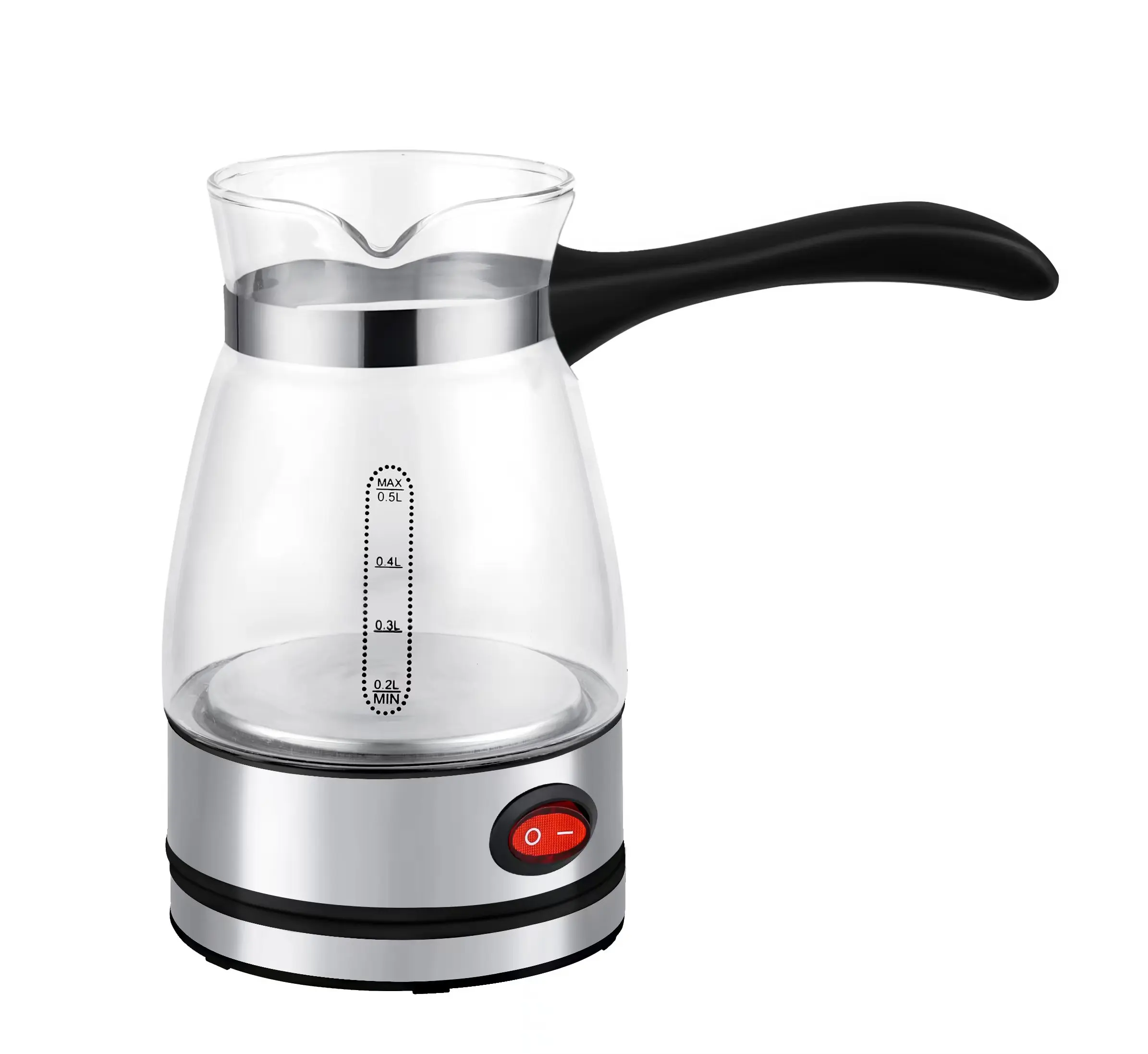 2024 New Portable Electric Kettle Glass Clear Tea & Coffee Maker for Car Hotel Household & Outdoor Use