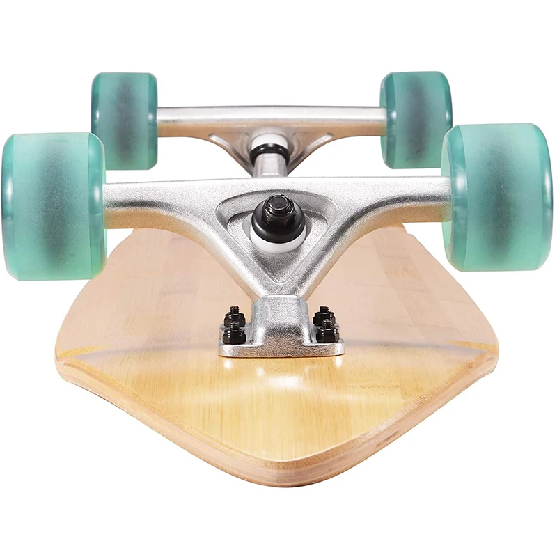 Flexible 42 Inch Bamboo and Hard Maple Decks Kick Tail Cruiser Longboard Skateboard