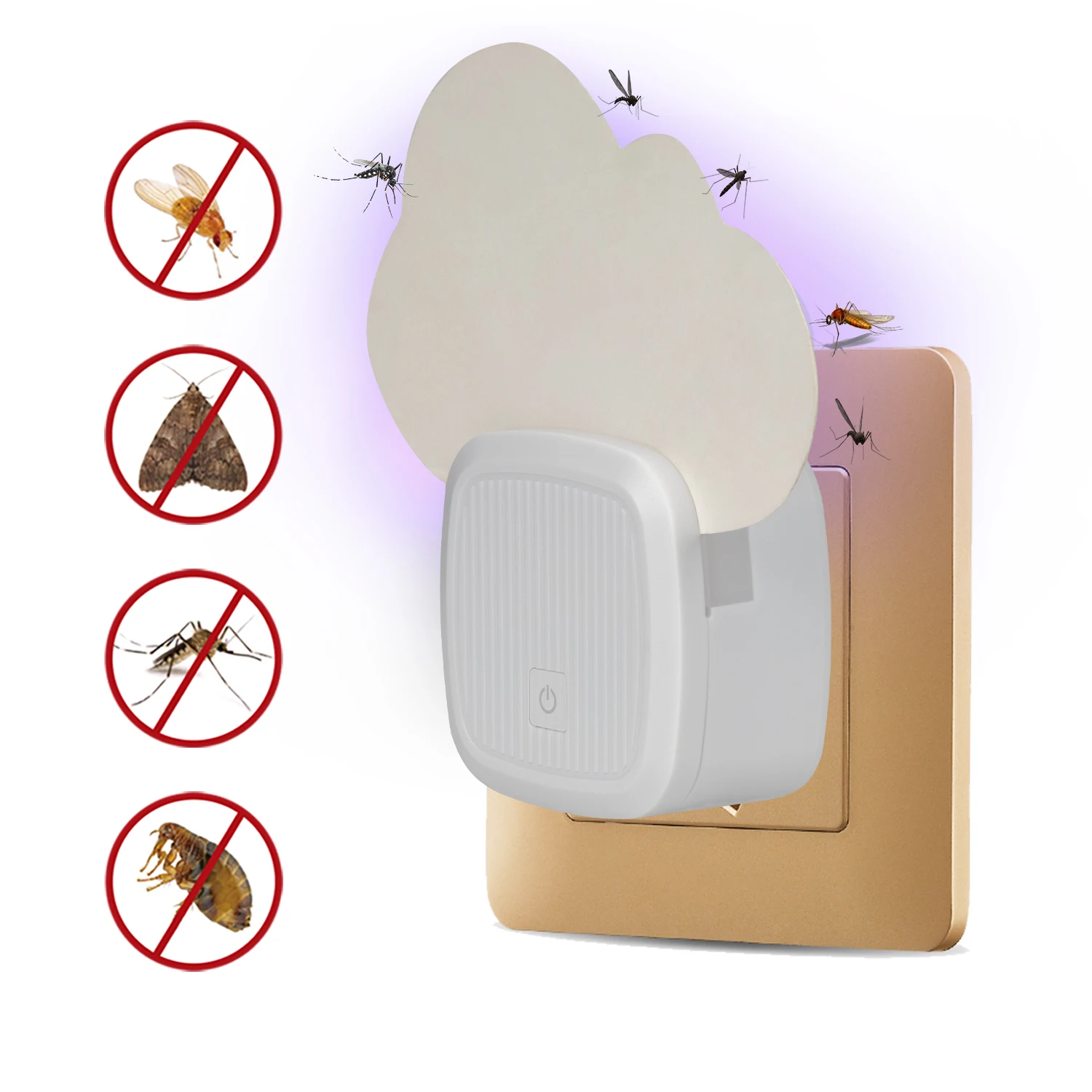 pest repeller repellent indoor pest control mosquito trap led mosquito flies killer lamp