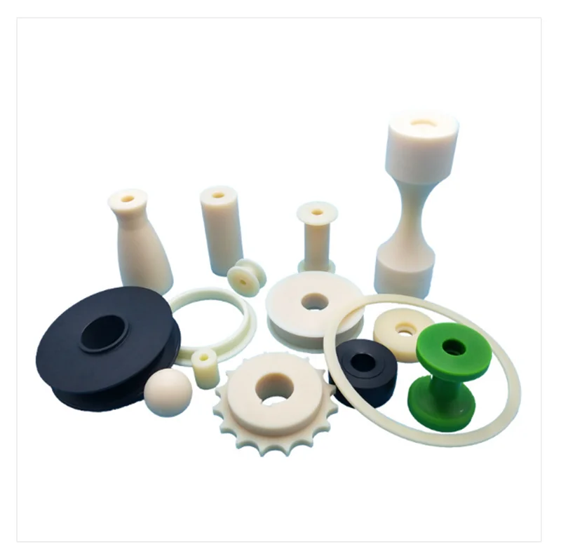 Customized high-quality industrial machinery black wear-resistant and high-temperature resistant plastic rollers, nylon pulleys