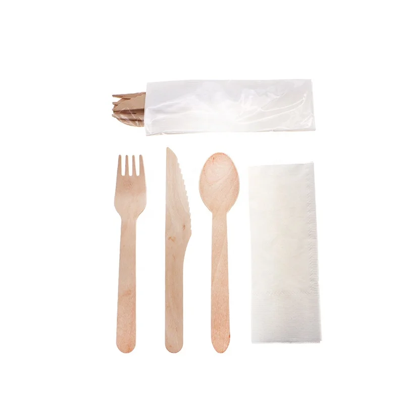 Tableware Composite Degradable Wooden Biodegradable Disposable Custom Food Grade Natural Wood Color Customized Logo