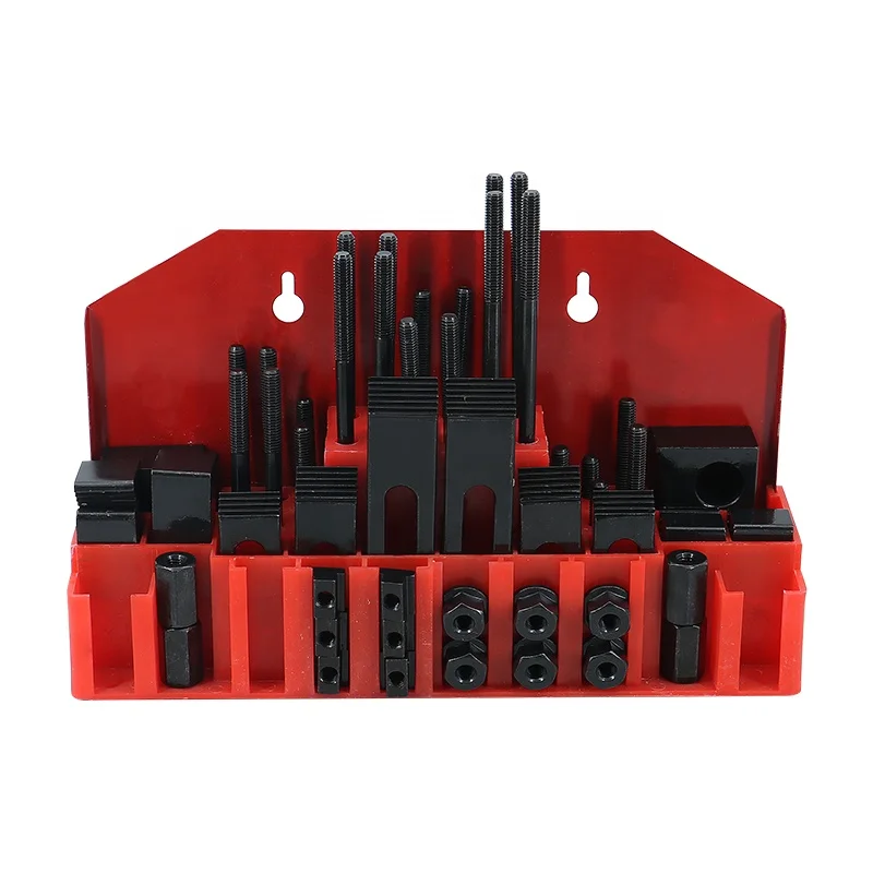 HLTNC plus hard combination platen T-58pcs-M8 M10 M12 M14 M16 M18 M20 M22  Milling Clamping Kit M16 Clamping Kts