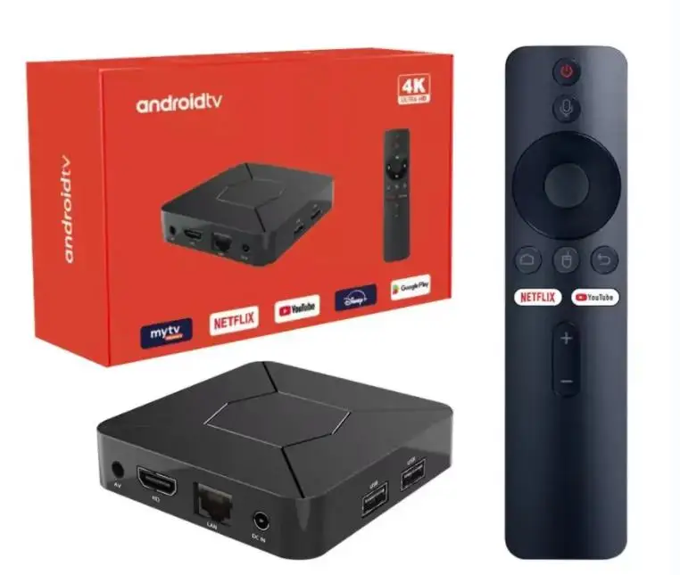 Hot Selling ATV Set-top Box Q5 Voice Remote Control Allwinner H313 Dual WIFI 2G 8G Android 10.0 OS Original TV Box