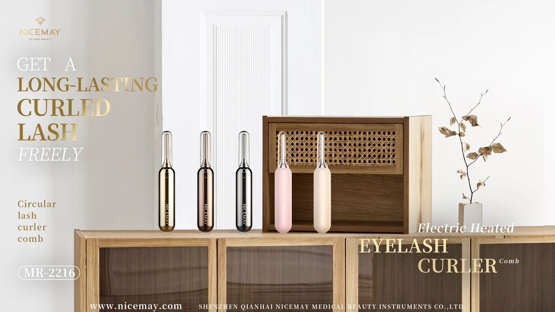 Customized Double-Sided Oem Quick Heated Mini Electric Eyelash Curler Heated Clamp electric heater eyelash curler