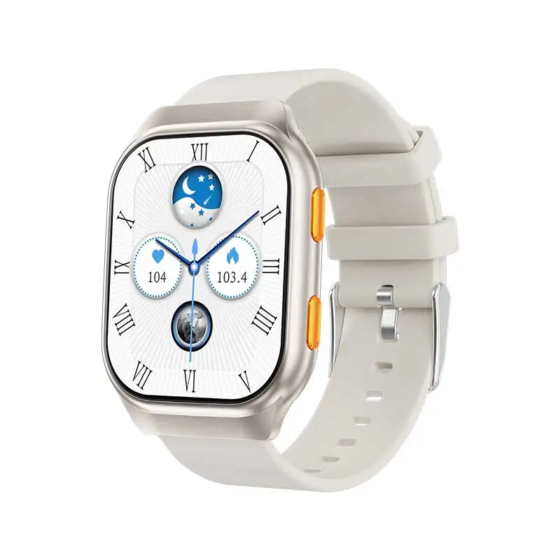 SWL FW16E Super Narrow Bezel Amoled HD Display Bluetooth Call Measure Multiple Skin Tones Heart Rate Oxygen Glucose Smart Watch