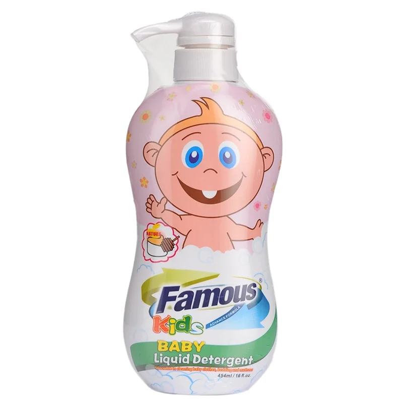 Baby clothes cleaner  laundry OEM wholesale kids baby care detergent liquid deep mild Washing liquid 1 liter baby clothes Liquid