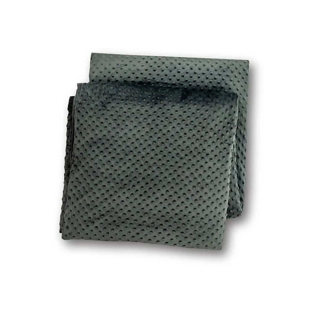 Comfort Sleeping Adult 60 X 80 Size Heavy Glass Beads 15 Lbs Weighted Blanket With Removable Washable Duvet Cover