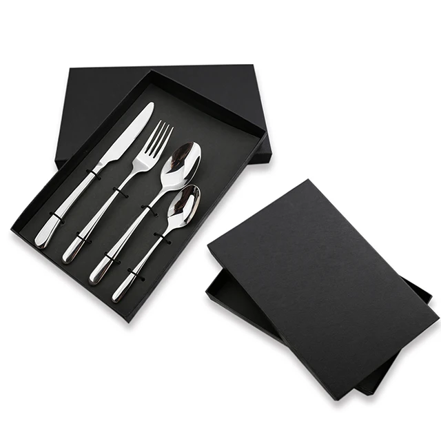 
18/10 stainless steel tableware flatware fork and knife for dinner cutlery set 