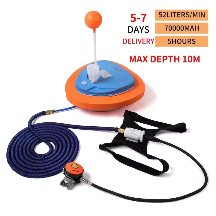 Портативный Электрический мини-вентилятор для подводного плавания воздушный компрессор система дыхания