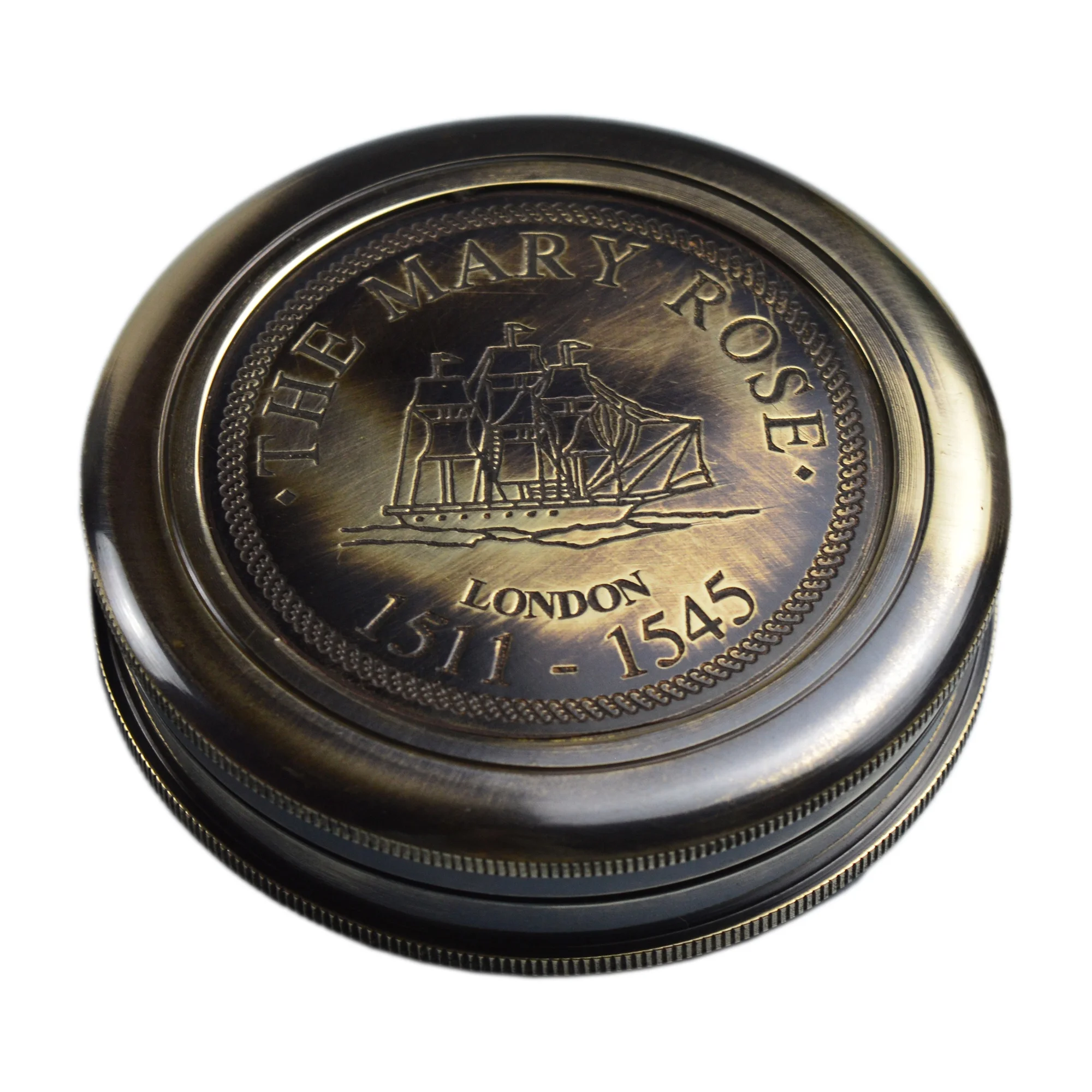 Compass Shiny Nautical Gadgets Brass Sports And Entertainment For Outdoor Design Customized Design Available