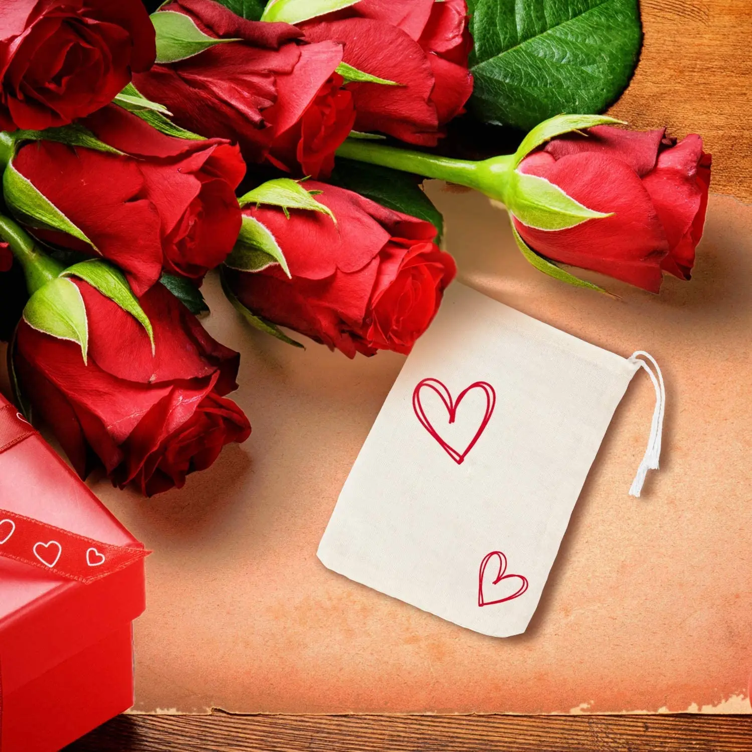 Classical various plain custom size storage cotton canvas bag drawstring sack cotton drawstring pouch Spice storage bag