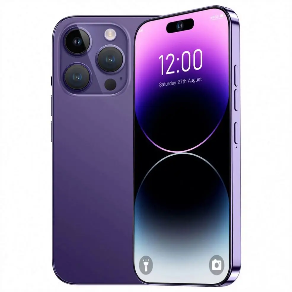 Original i15 phone 15 pro max neuf 6.7 inch 12GB + 512Gb Clone IOS smartphone 8-core celulares 15 pro max unlocked mobile phone