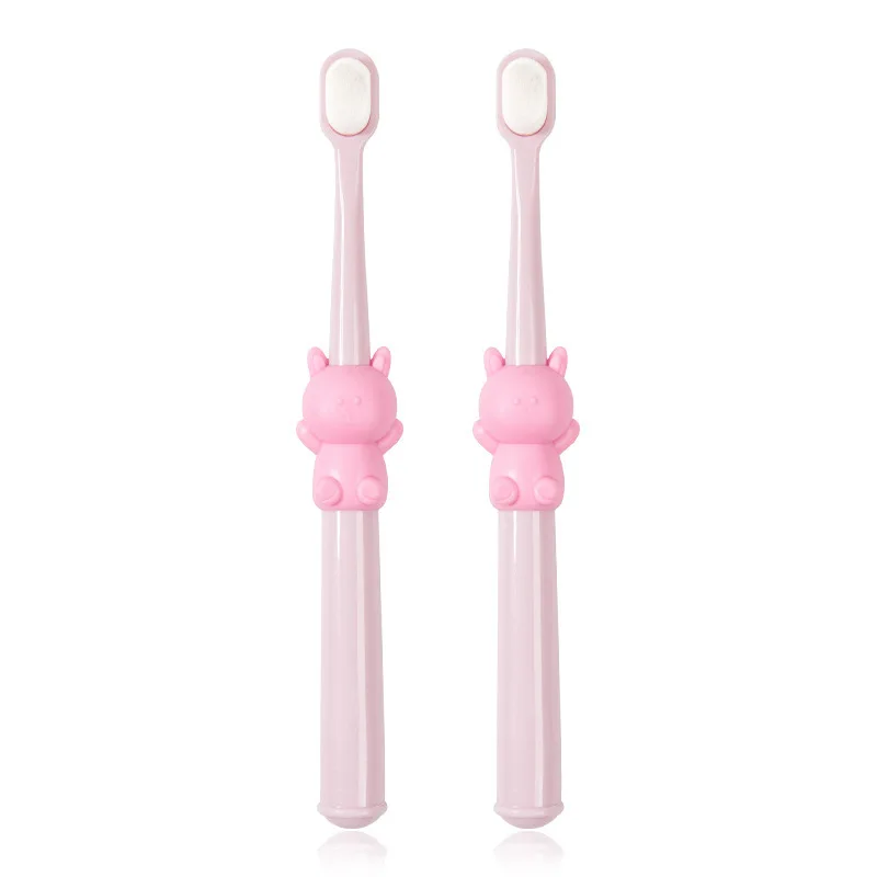 China Factory Custom logo 20000 Micro Nano Bristle Kids Baby Toothbrush