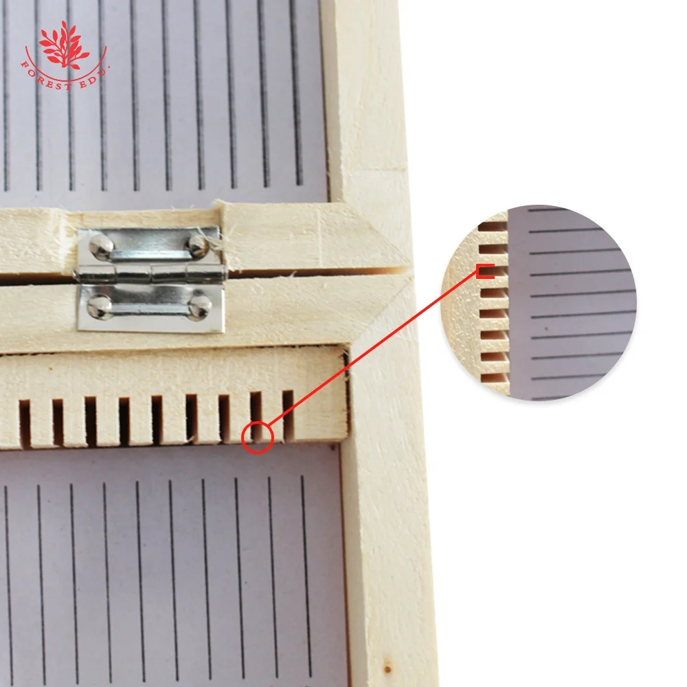 Microscope Slides Wood Box 100Places Prepared Slides Laboratory Storage Box Pine Wooden