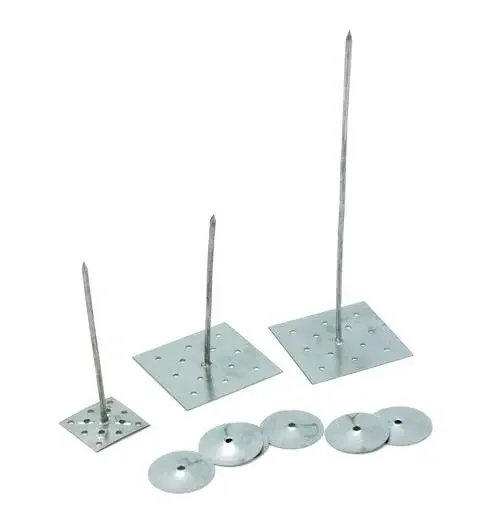 Rock Wool Square galvanized steel aluminum Metal Self adhesive Insulation Nails