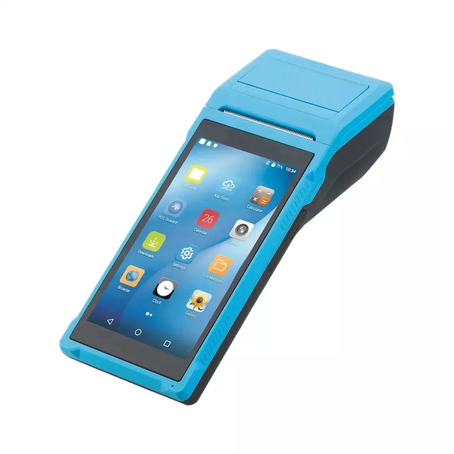 Cheap low price 4G Android Handheld Pos Terminal With Printer For Restaurant Pos System