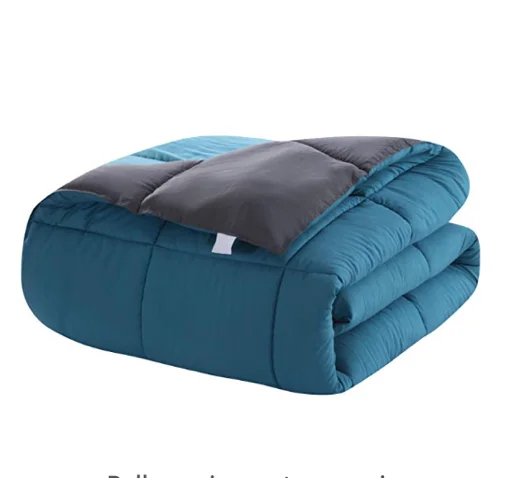 
MOHAP Ultra Soft Brush Microfiber Quilted Bed Comforter Duvet Set 