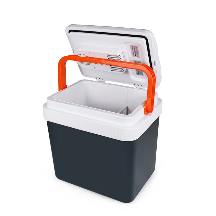 24L DC 12V AC 230v portable car cooler box koelbox camping mini fridge for food