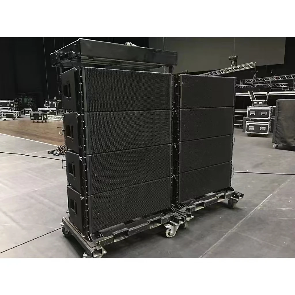 TTL 55-A dual 12 inch active 3-way line array speakers sound system stage professional audio Pro speakers