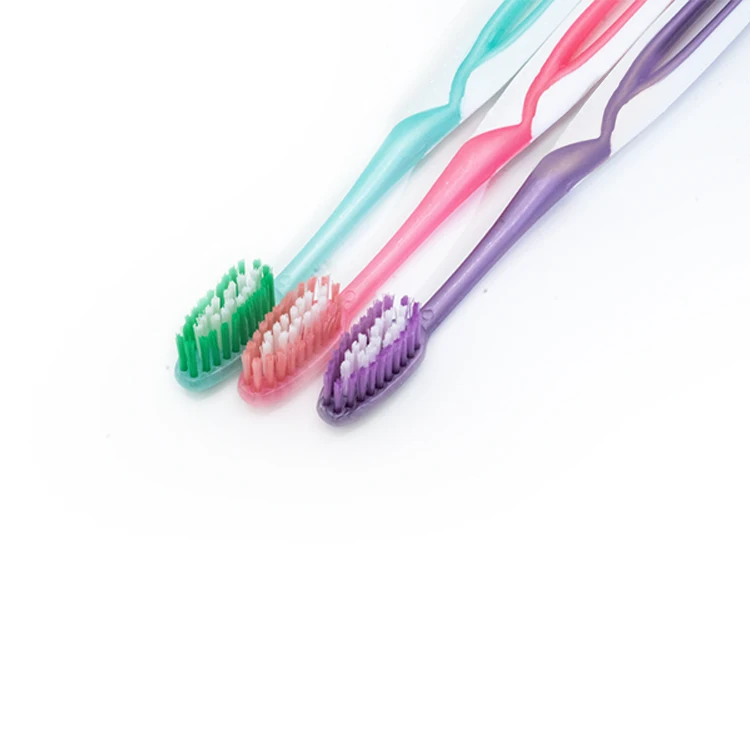 Colorful Soft Nylon 610 Bristle Toothbrush New Plastic Toothbrush For Adult Private Label Customized