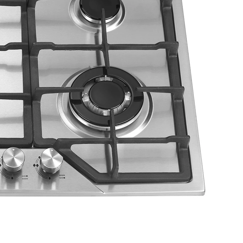 
New Arrival Stainless Steel Gas Stove 6 Burner Built-In Gas Cooktop Hob Cooker 