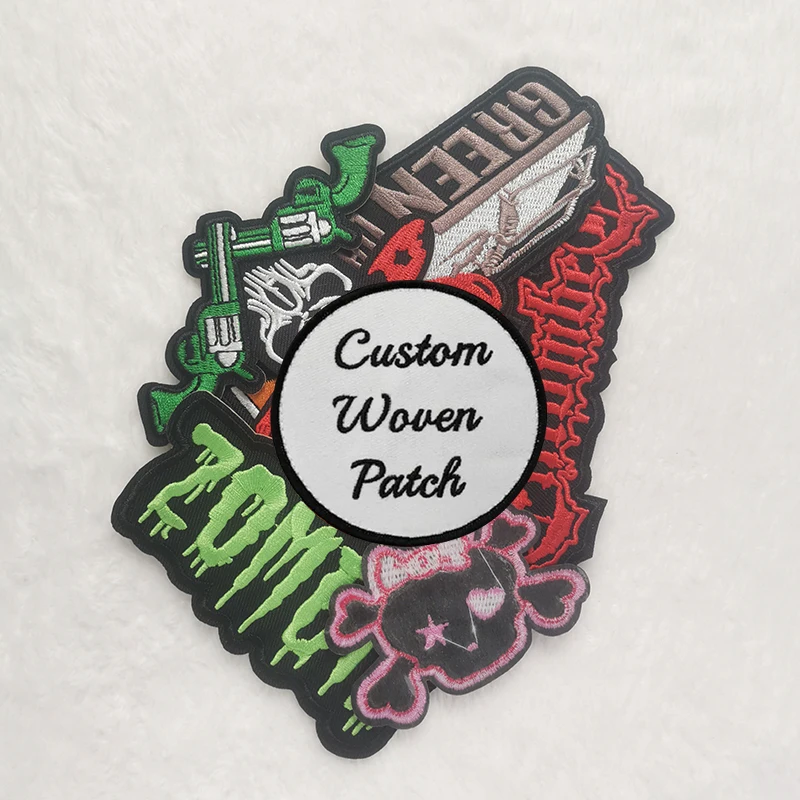 Lightning shipment customization personalized iron on logo  patch heat transfer patches hat badges for clothing