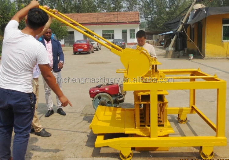 mobile block making machine