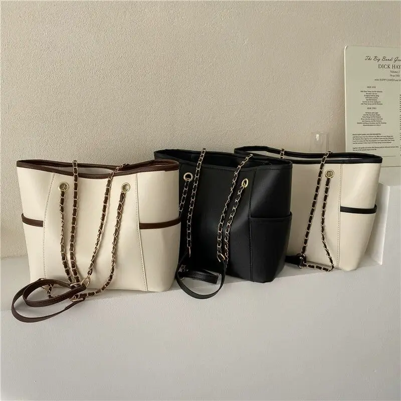 High grade fashion tote bag large capacity versatile shoulder bag chain sweet lady bag
