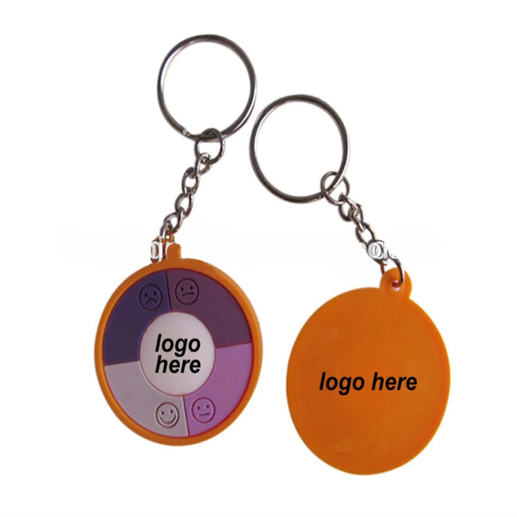 2D sunlight UV tester color changing keychain for fun