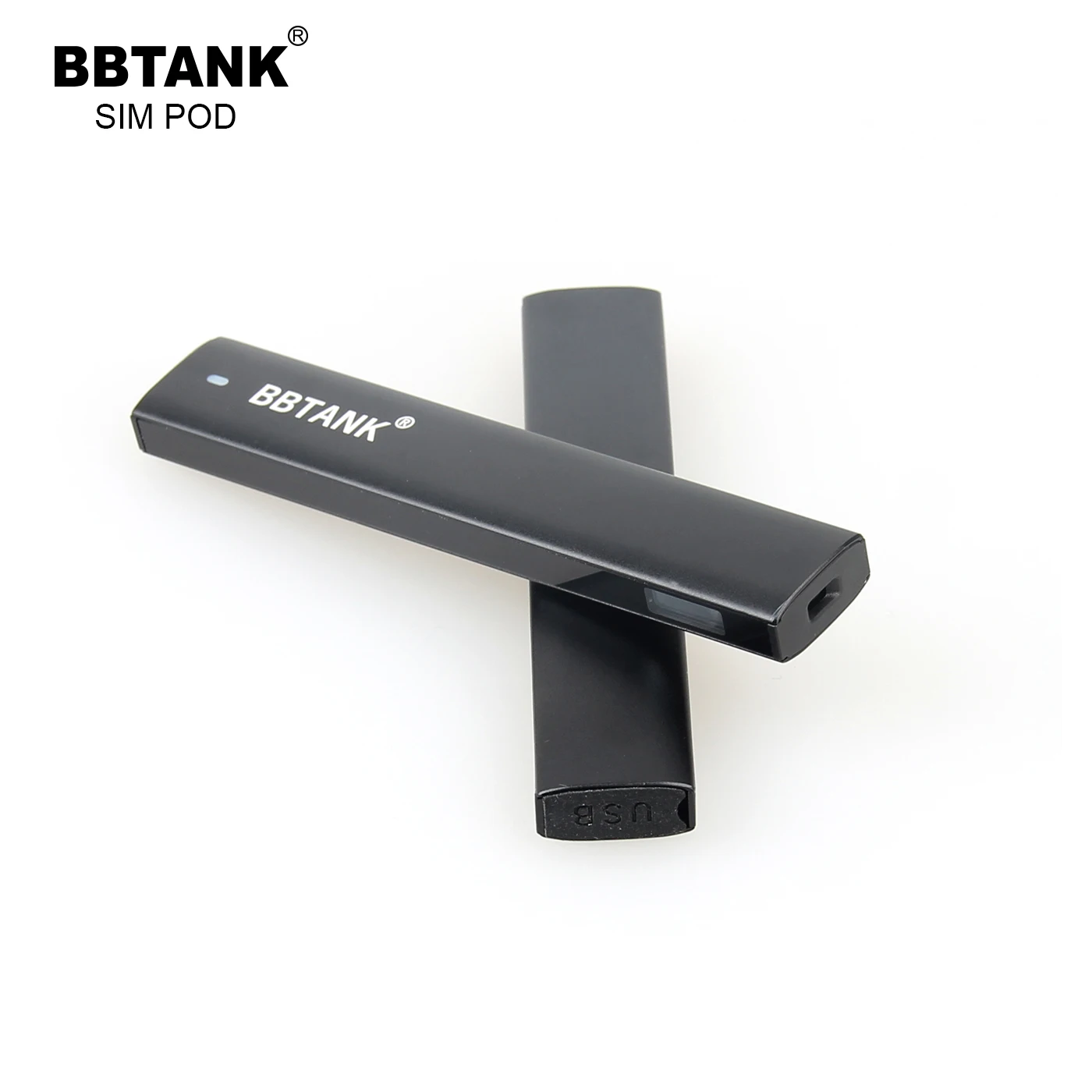 BBTANK Sim Pod Предварительный нагрев 510 резьба перезаряжаемый cbd масляный картридж vape pen pod