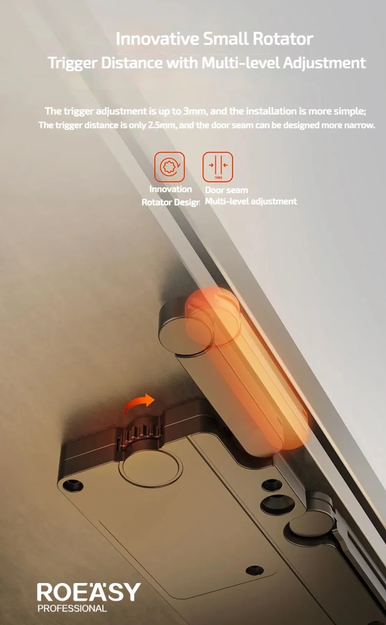 ROEASY Push to Open Cabinet Hardware Touch Latches for Release Drawer Push Catch Pop Out Latch