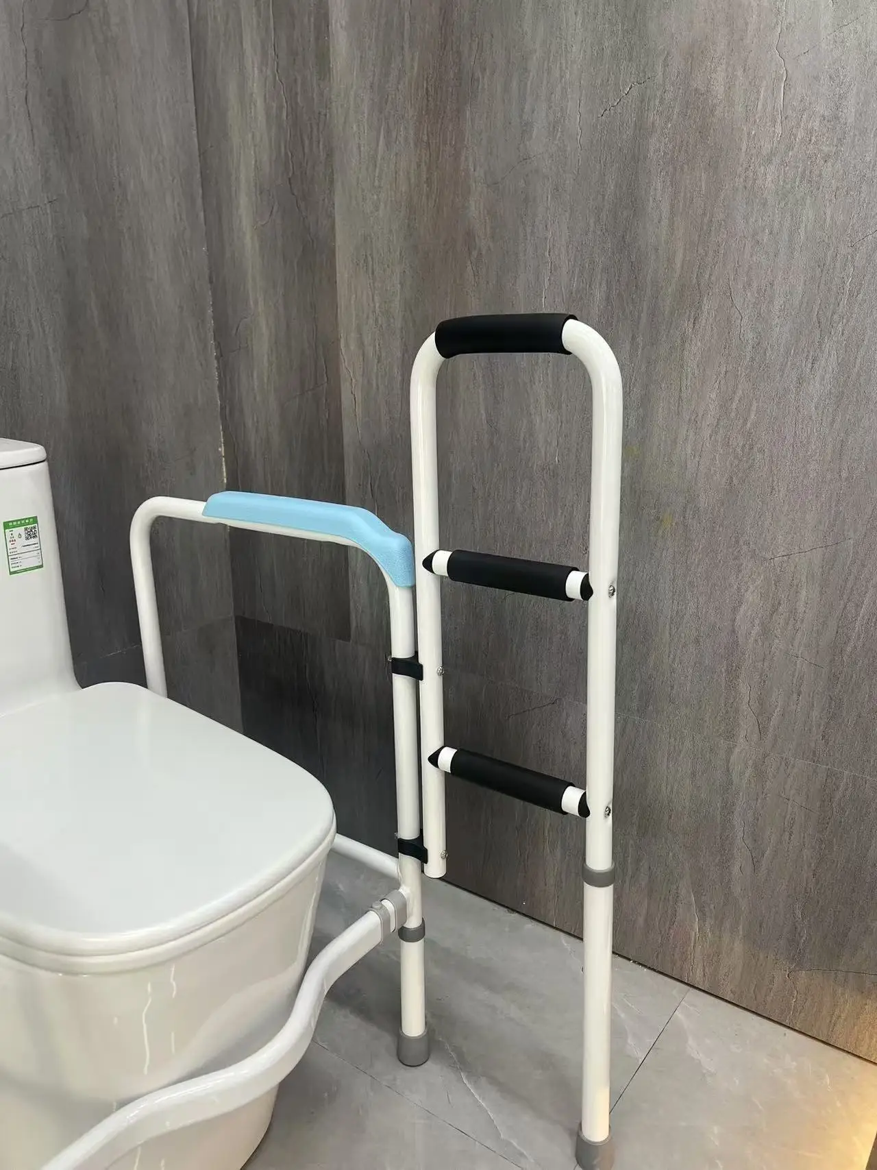 YJL 2024 New product toilet handrails adjustable toilet safety rails frame for elderly   folding handrails