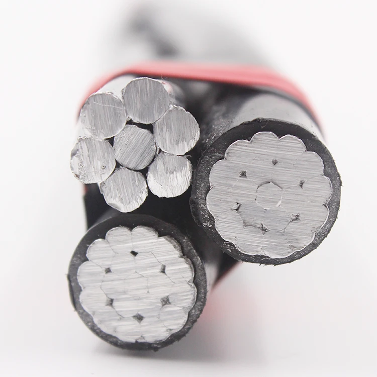 600/1000V triplex wire 3/0 PE insulation with AAC neutral conductor factory