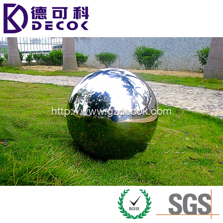 polished stainless steel metal hollow 50cm steel sphere