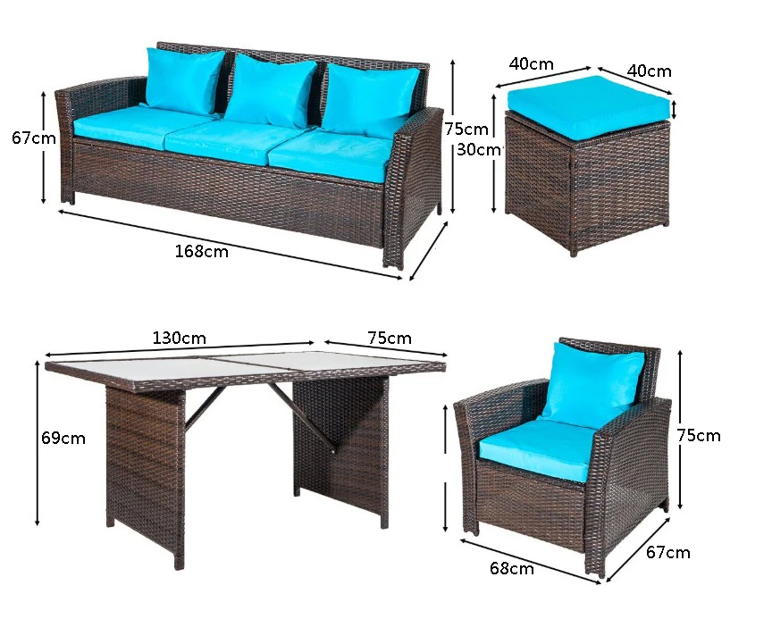 new style metal furniture aluminum garden sofa set patio outdoor  furniture