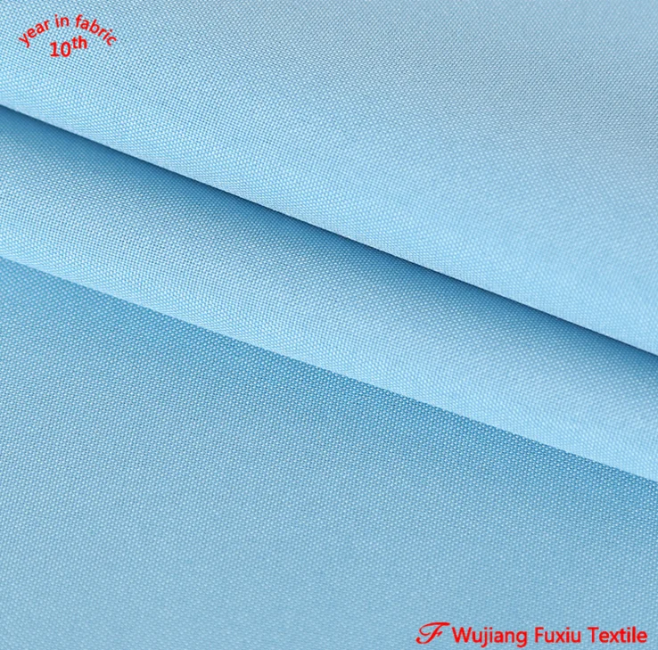 hot sale 150D 300D plain, twill waterproof 100 polyester minimat fabric for apron uniform