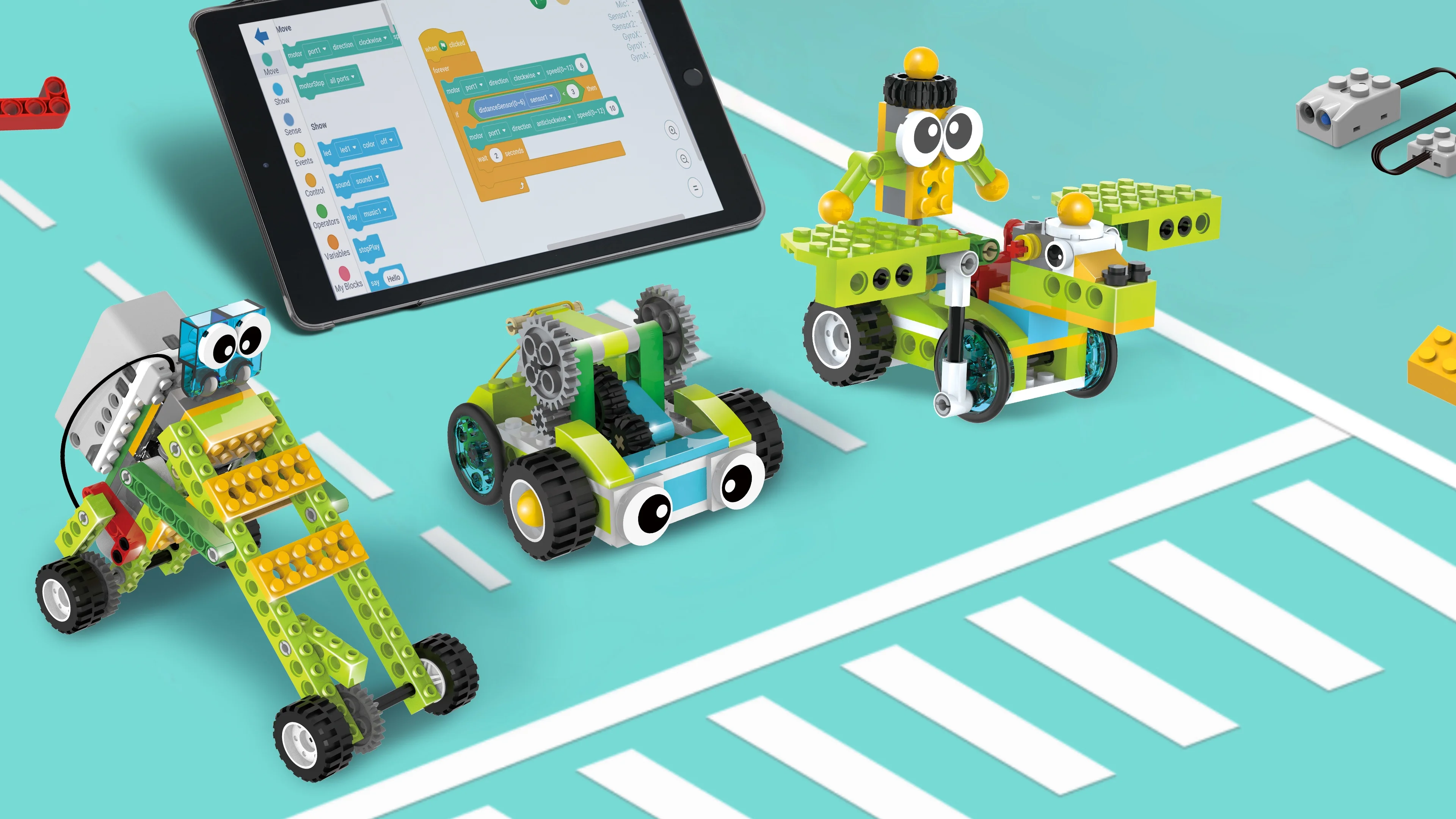 Makerzoid Robot Master 200 in 1 APP Program Robot DIY Assemble Educational Coding Toys Building Toys