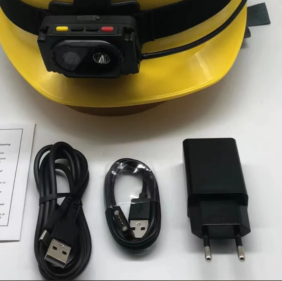 4G Helmet with CCTV for the Road Project Railway Mining Construction Site