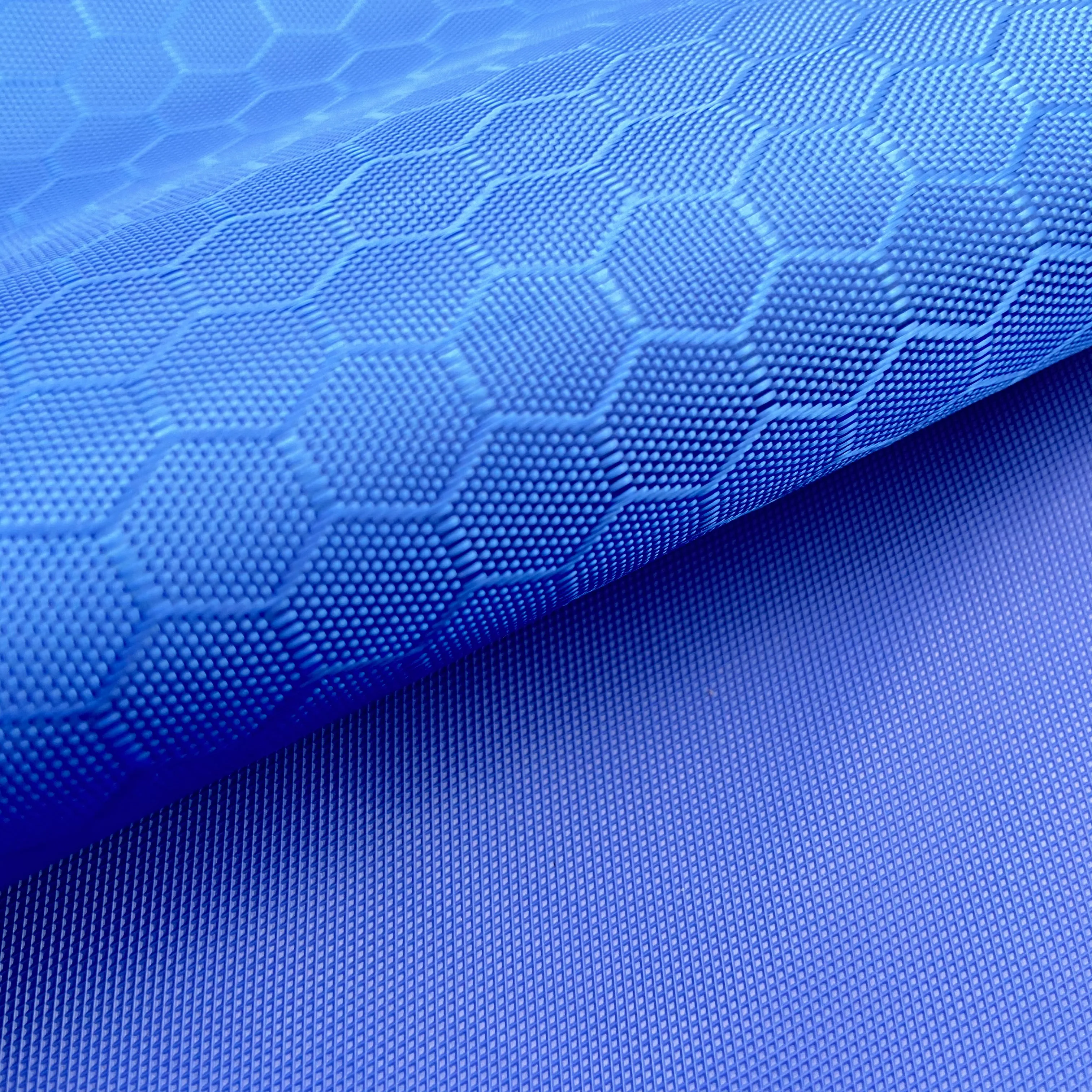 Hexagon Honeycomb Ripstop Waterproof Oxford Fabric 100% polyester waterproof tear-resistant pvc laminated tarpaulin