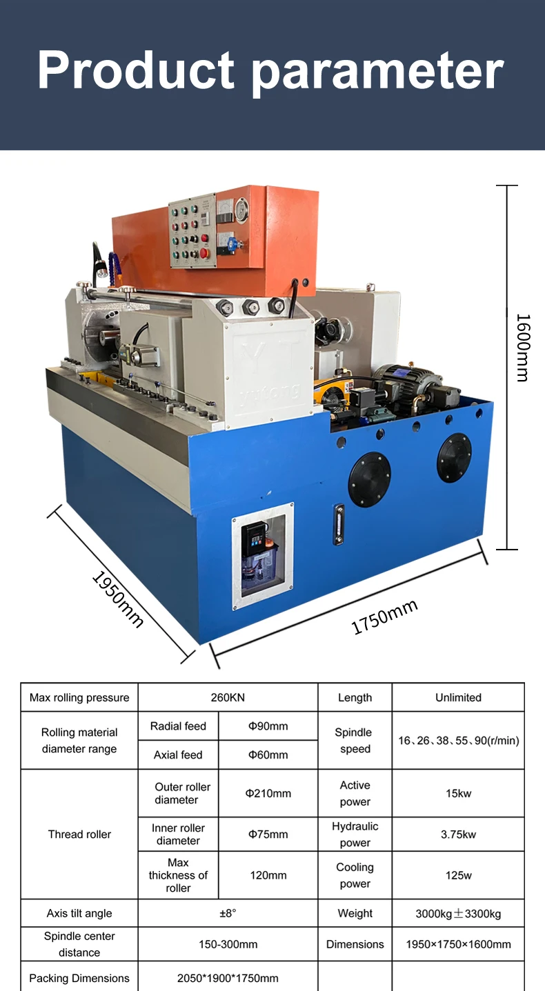 Small nut bolt nail and screw spoke thread rolling making machines price