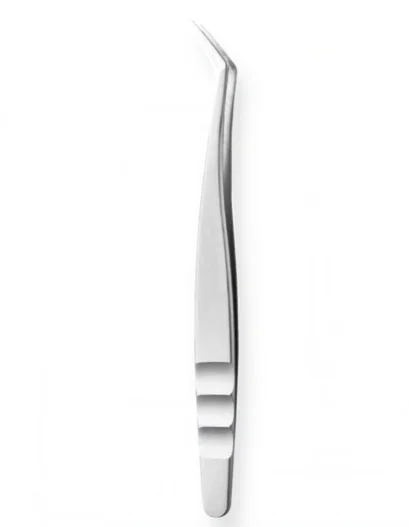 Professional Stainless Steel Fine Point Curved Straight Tip Lash Tweezers Eyelash Extension Tweezers